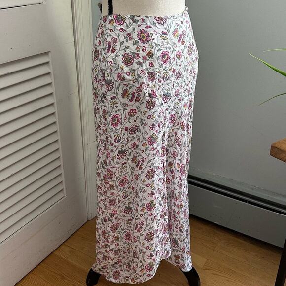ISABEL MARANT Womens Skirt 40 US Large Lisanne Ditzy Floral Asymmetric Midi - Picture 5 of 12